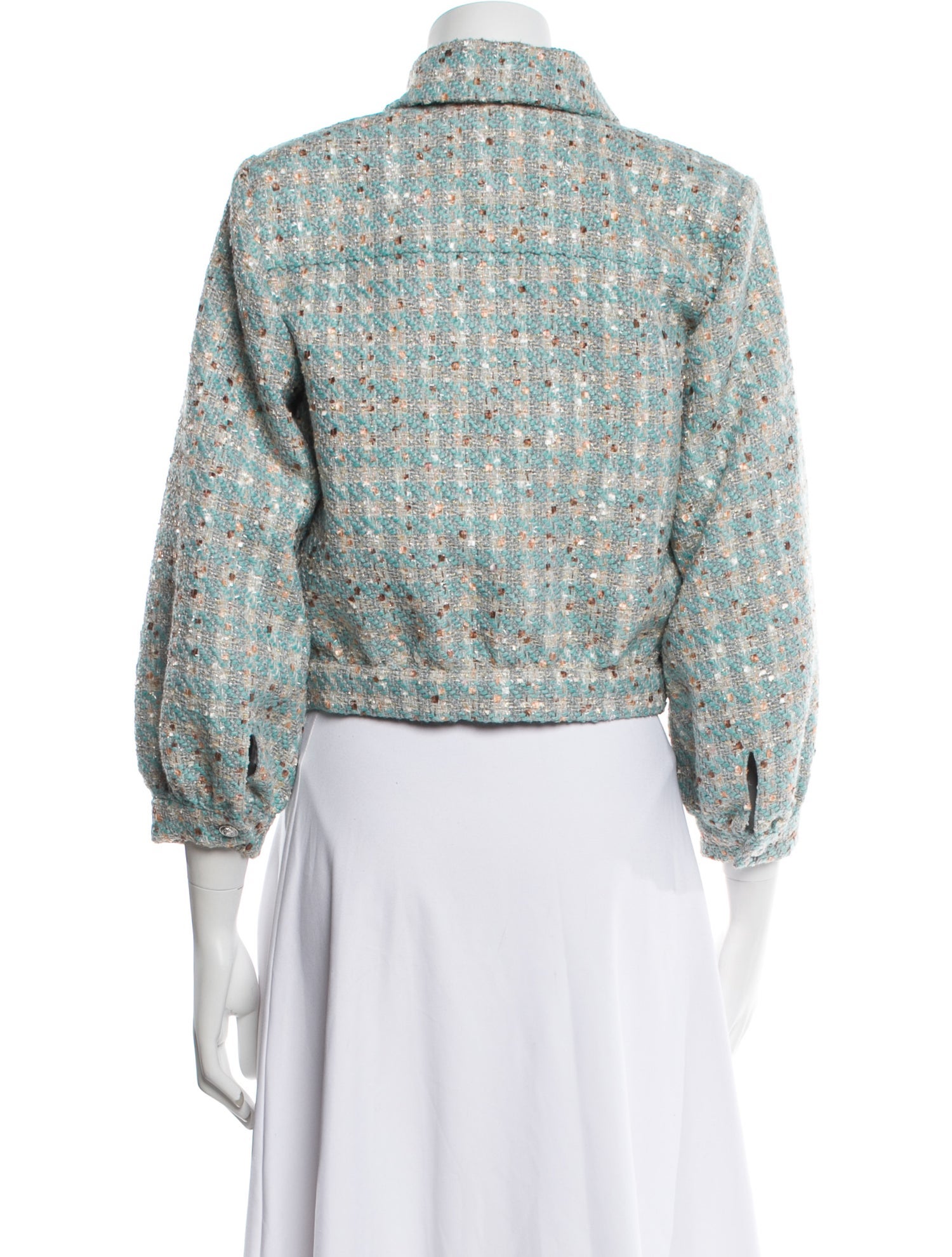 L'Agence Tweed Pattern Jacket